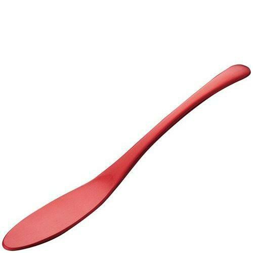 アルミ フラットスプーン アルマイトレッド加工(1個箱)