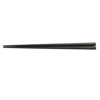 ブラック 22.5cm縦筋目五角箸