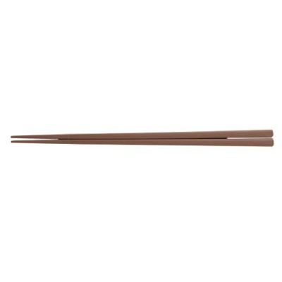 チョコレート 22.5cm四角木目箸