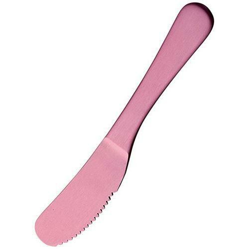 アルミ バターナイフ アルマイト ピンク加工(1個箱)