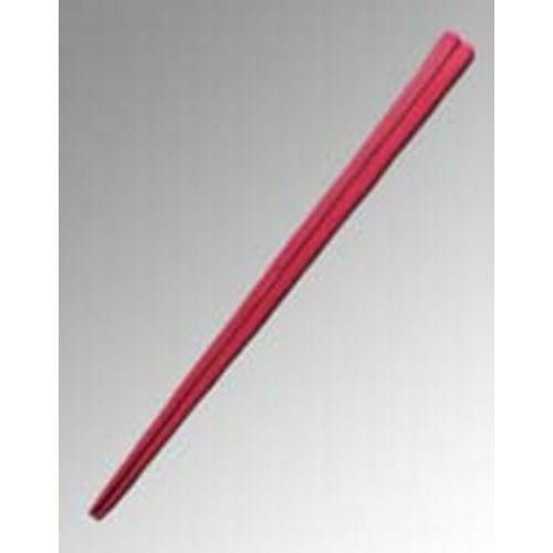 Reプラ四角箸 23cm 赤(PPS製)