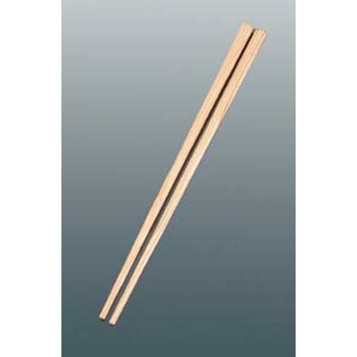 五角形箸 L CS－250 木目白木 25cm