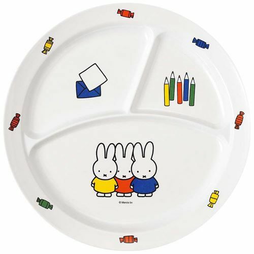 メラミン子供食器 ミッフィーとおともだち 丸ランチ皿 CM－65FT