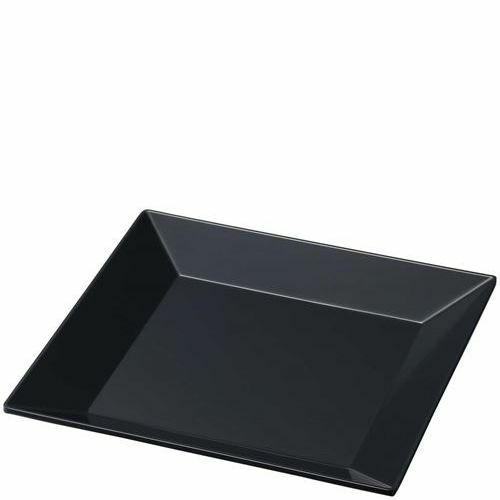 メラミン シンプルシリーズ スクエアプレート SP－11B 黒