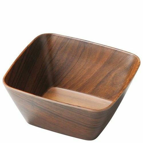 メラミン 耐熱 レクタングルボール ダークウッド S 1202611