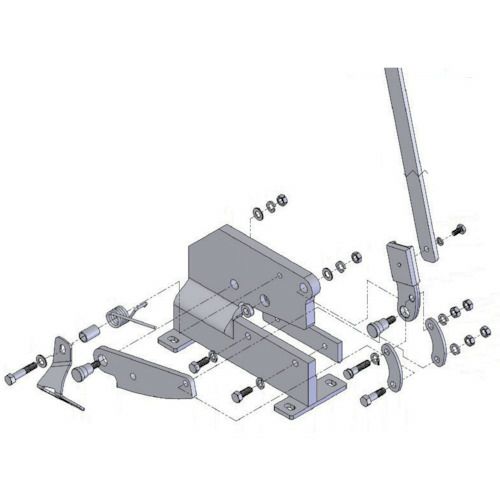 TRUSCO 板金用切断機 レバーシャP-3用部品 NO.3六角ボルト/業務用/新品