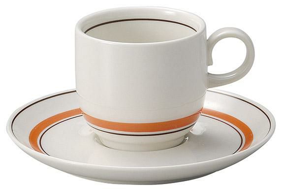 コーヒー碗(スノートンオレンジ)