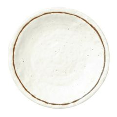 粉引ライン 石目4.5皿