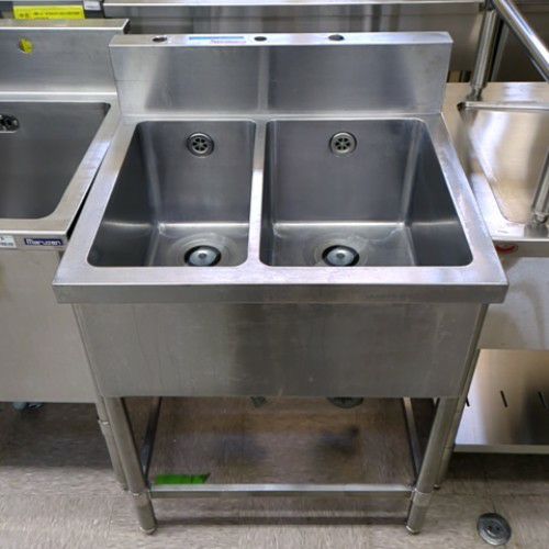 蛇口付き マルゼン 業務用シンク 水栓取り付け 一槽シンク 水切り付き 