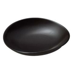 トリノ 27cm 変形皿 (黒マット) /グループM