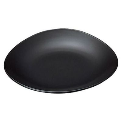 27cm三角皿(黒マット)トリノ