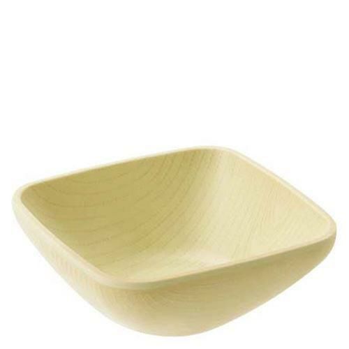 メラミン ウォールナ スクエアボール 9．5cm ナチュラル WD－25－NA