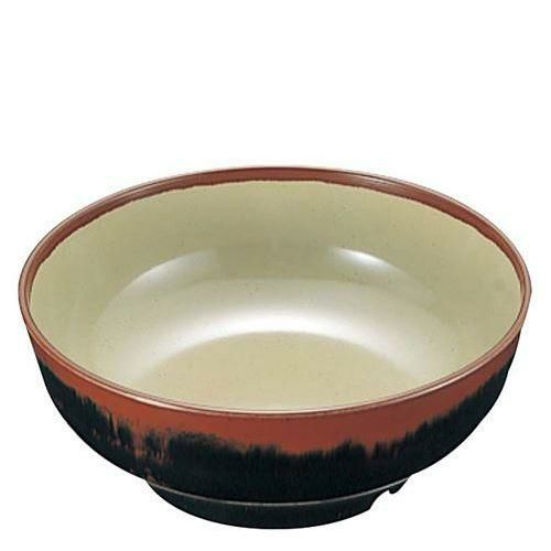 メラミン和食器 長次郎窯 丼 AN－72 大 G内若草