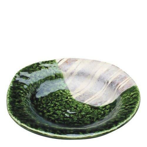 アルセラム強化食器 錆織部16．5cm皿 EC9－47