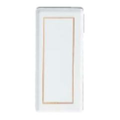 波渕ケーキトレー白 金ライン 小