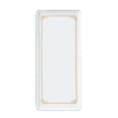 波渕ケーキトレー白 金唐草 大