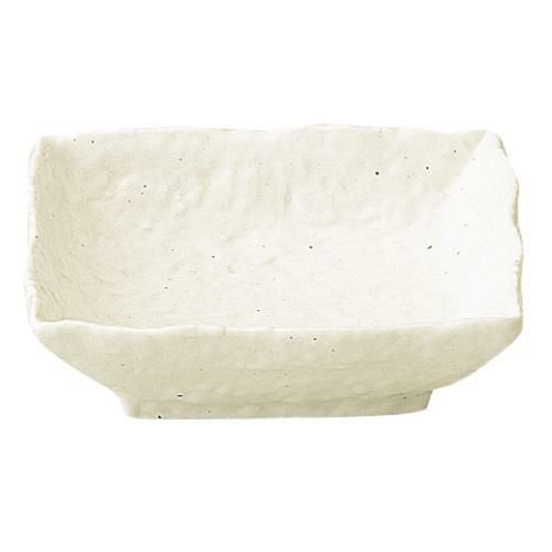 新粉引 石目4.0角小鉢