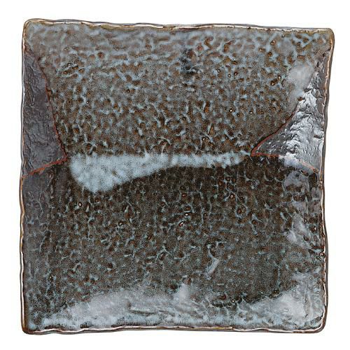 山がすみ 石目9.0正角皿