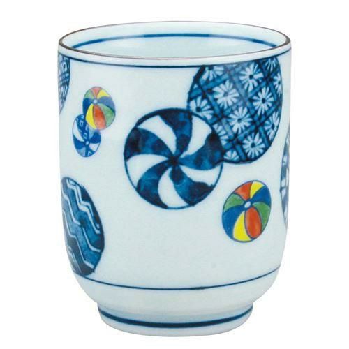 アルセラム強化食器 錦風船湯呑 B1－82