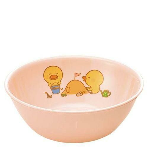 メラミン 子供食器 ひよこぐみ 中食器 ピンク J1HIP