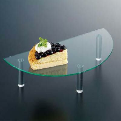 アクリル 1/2 円テーブル