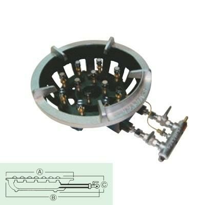 TG-12 LP 鋳物コンロ サントク ガスコンロ 立型ゴトク TG型