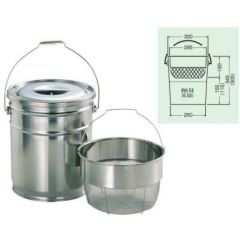 18-8 バケットII(洗イカゴ付)18L 荒目 MSD-1820