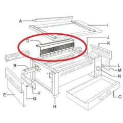 EBM 遠赤串焼器790型用 レッドフィン