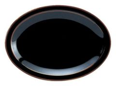 うるし天目10吋プラター