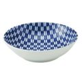 矢絣 青 13.5cm浅ボウル