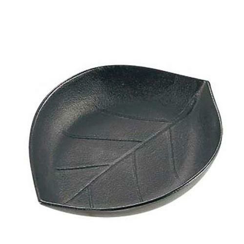 鉄 木の葉皿 小 180×140