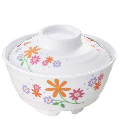 メラミン食器 花束(ブーケ)ごはん茶椀(身)BU－66A