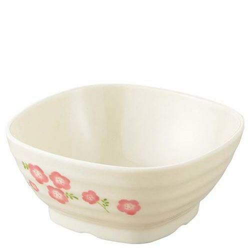 メラミン食器 桃花(ももか)角小鉢 MK－50