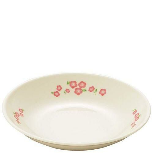 メラミン食器 桃花(ももか)深丸皿 20cm MK－115