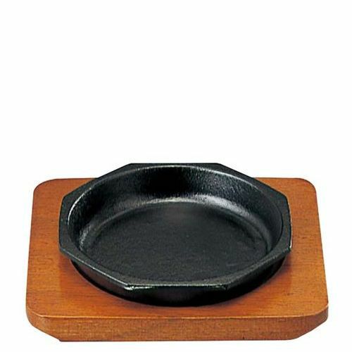 SN 鉄 ステーキ皿 ミニ 八角 14cm