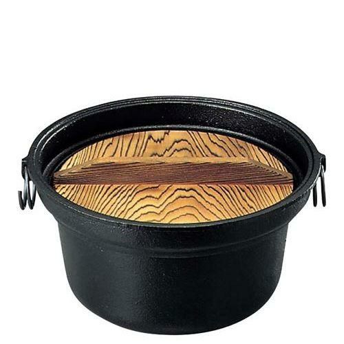 SN 鉄 しゃぶしゃぶ鍋 21cm(木蓋付)