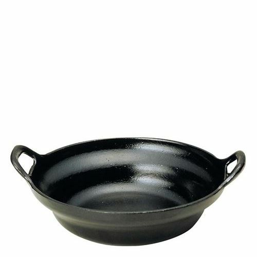 アルミ もつ鍋 黒 15cm