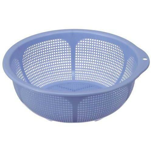 ざる 【アシスト フラワーザル 30型 ブルー】 30 高さ105 外径:300、内径:272、深さ:95 【グループA】