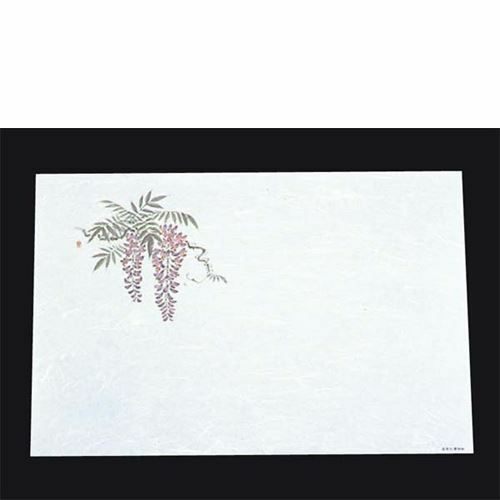 尺三 懐石まっと 抗菌遠赤和紙(100枚入)WS－10 藤(3月～4月)