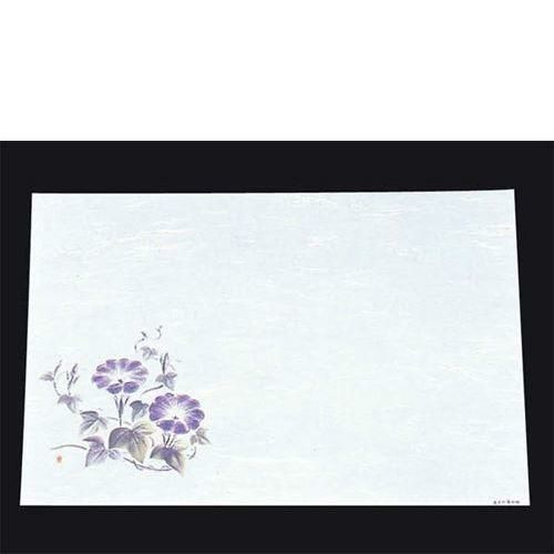 尺三 懐石まっと 抗菌遠赤和紙(100枚入)WS－16 朝顔(7月～8月)