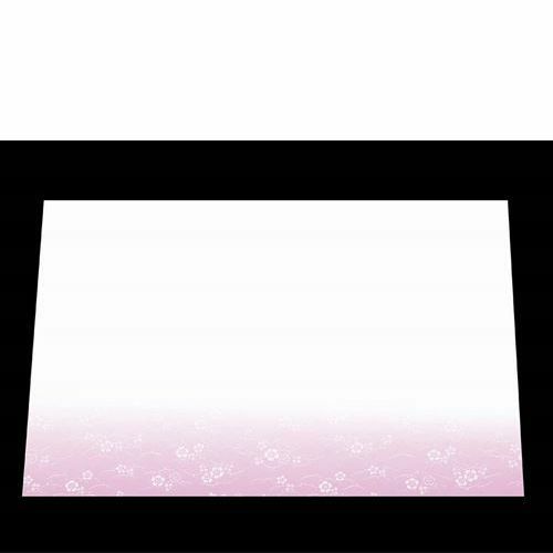 尺三 懐石マット 華かすみ(100枚入)SAK－08 なでしこ