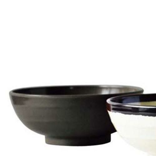 メラミン エコそば丼 黒(M－109)