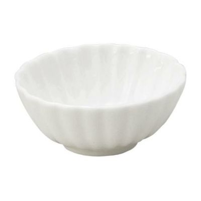 かすみ 白 7cm楕円小鉢