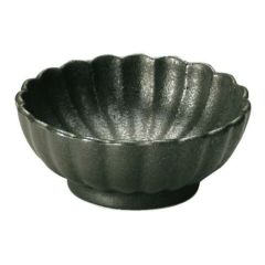 かすみ 黒 7cm浅小鉢