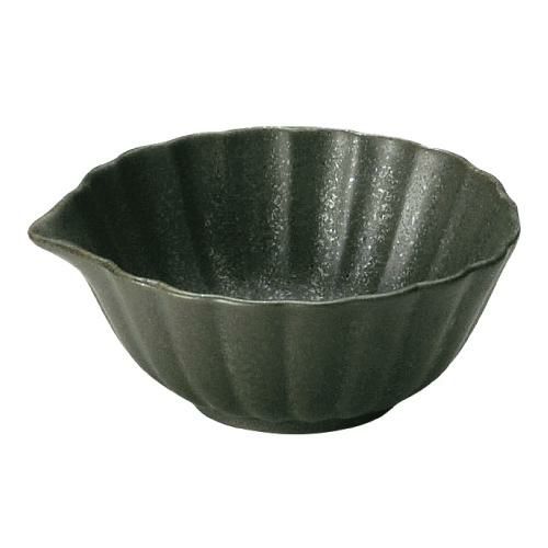 かすみ 黒 7cm口付小鉢