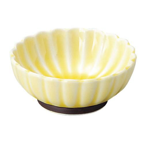 かすみ 黄 7cm浅小鉢