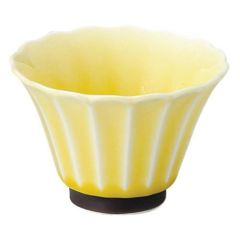 かすみ 黄 8cm深小鉢