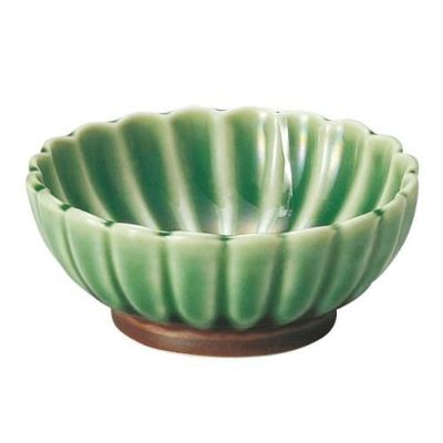 かすみ 緑 7cm浅小鉢