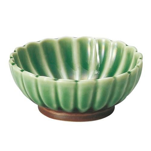 かすみ 緑 7cm浅小鉢