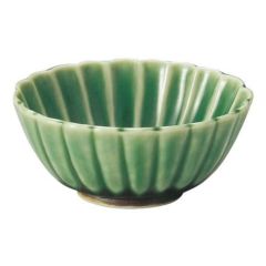 かすみ 緑 11.5cm楕円小鉢